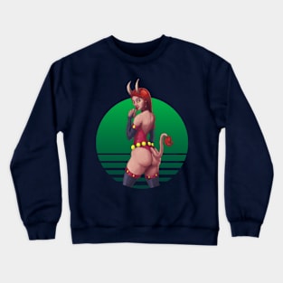 Sexy Devil Girl Crewneck Sweatshirt